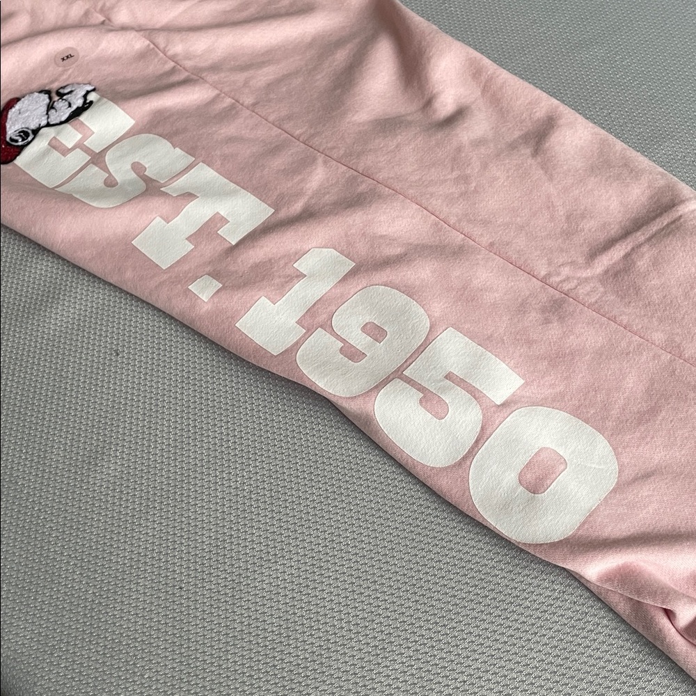 New Aeropostale Peanuts Snoopy Pink Sweatpants Size XXL - Picture 8 of 10